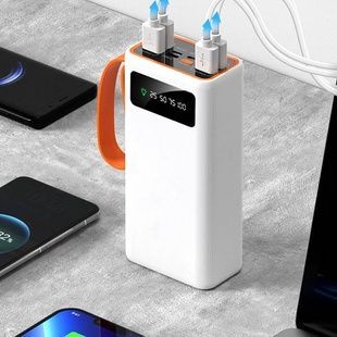 Power bank з дисплеєм Hoco 60000MAH J88A Білий