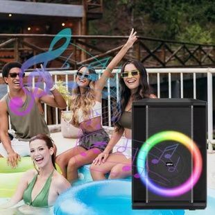 Bluetooth-колонка аккумуляторная USB, TF-карта, AUX 40Вт Gedi-923 Черная