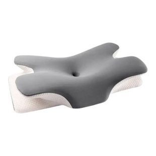 Подушка ортопедична Метелик 60*40*17см pillow-04 Біла з сірим
