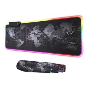 Коврик для мыши с подсветкой 80*30см RGB RS-01 Карта мира