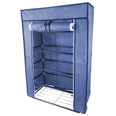 Складной тканевый шкаф для обуви FH-5556 Синий