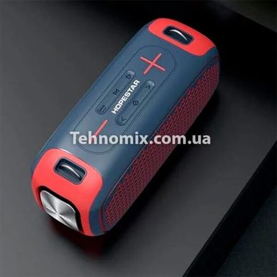 Колонка бездротова Bluetooth HOPESTAR A30 PRO 55W + мікрофон Синьо-червона