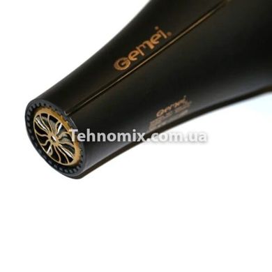Фен для волосся Gemei GM-1763 Чорний