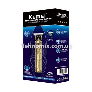 Триммер для стрижки волосся Kemei KM-700B професійний