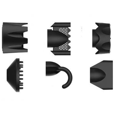 Фен-стайлер для укладання волосся з 6 насадками Beheart Hair Dryer X11PRO Блакитний