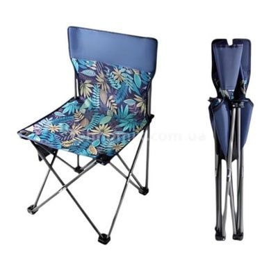 Стул раскладной 43*43*72см SKIF Outdoor Comfort stul-95 Фиолетовый с принтом