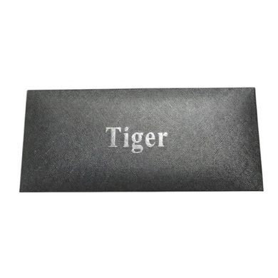 Ручка шариковая металлическая в подарочном футляре Tiger 907 Деревянная с серым