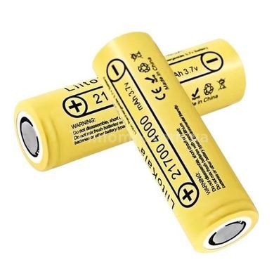 Аккумулятор 4000mAh 21700 LiitoKala Lii-40A Желтый