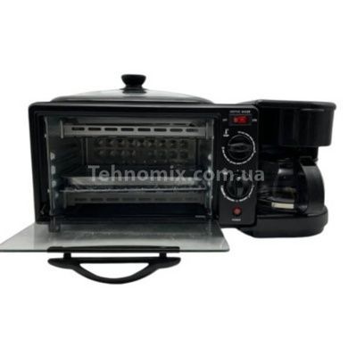 Электрическая печь 12л, кофеварка, гриль 3в1 4500Вт Zepline ZP-116