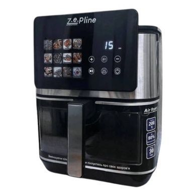 Фритюрниця із силіконовою формою на 12 програм 13л 4200Вт Zepline ZP-00341 Чорна