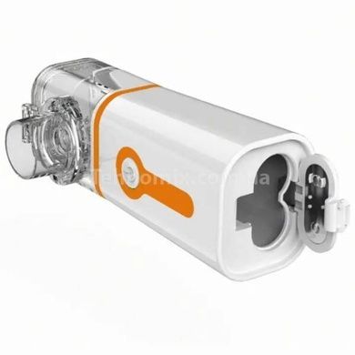 Ингалятор портативный небулайзер для взрослых и детей Mesh Nebulizer Белый с оранжевым