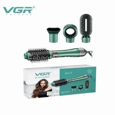 Фен-щітка для волосся VGR V-493 Зелений