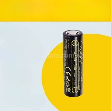 Акумулятор змінний 14500 800mah LiitoKala Lii-14A Чорний