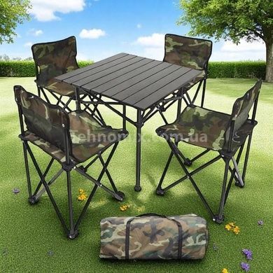 Стол +4 стула раскладные туристические Folding table and chair