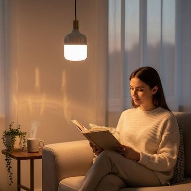 Лампочка аккумуляторная LED Е27 20W AY-913 Белая
