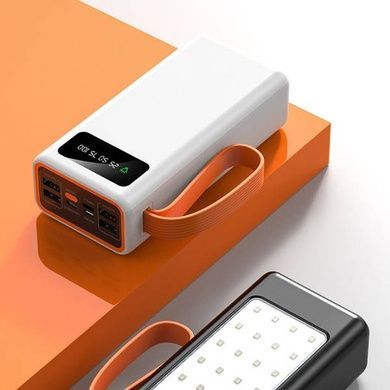 Power bank з дисплеєм Hoco 60000MAH J88A Білий