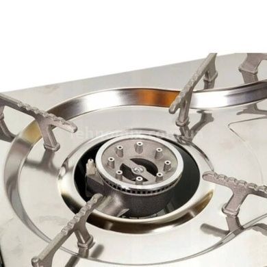 Плита газовая на 2 конфорки для туристических газовых баллонов 2.3KW RSONIK 4016 Черная