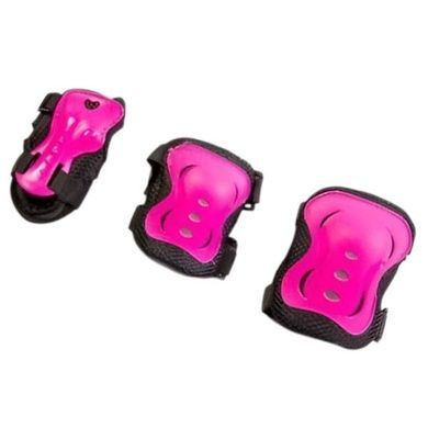 Ролики дитячі розсувні з повним комплектом захисту 29-33 Scale Sports Pink Яскраво-рожеві