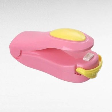 Зварювач пакетів ручний Mini Vacuum Sealer Рожевий