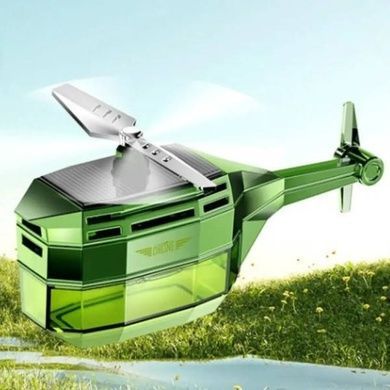 Автомобільний ароматизатор Вертоліт Vert-02 на сонячній батареї Зелений