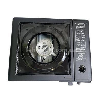 Пальник-плитка газова туристична у валізці Portable Gas Stove NAVI Чорна
