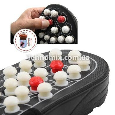 Массажные тапочки Massage Slipper (р-р 44-45) Черные