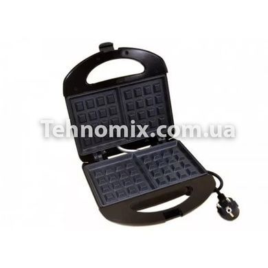 Вафельниця електрична для бельгійських вафель Domotec MS-7705 750 Вт