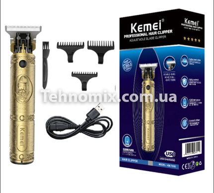 Триммер для стрижки волос Kemei KM-700B профессиональный