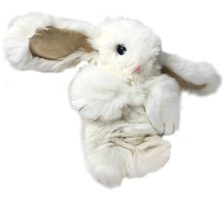 Кролики брелок с мехом 18 см (в ассортименте)