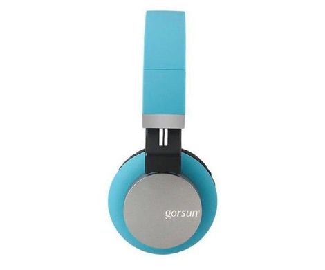 Бездротові Bluetooth Стерео навушники Gorsun GS-E89 Блакитні
