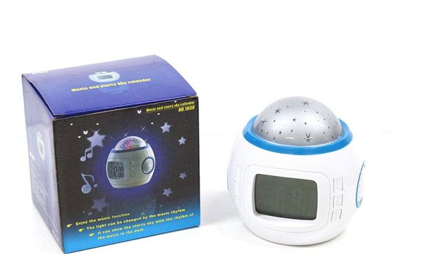 Часы с будильником и проектором звездного неба UKC 1038