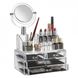 Акриловый органайзер Cosmetic Storage Box для косметики с зеркалом