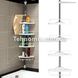 Нове надходження Кутова полиця для ванної кімнати Multi Corner Shelf GY-188 Біла