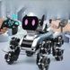 Робот-собака с музыкой, дистанционным управлением и 8 колесиками Stunt Robot Dog