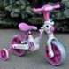Велосипед детский со страховочными съемными колесами Best Trike JM-1071-9 Светло-розовый