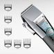 Машинка для стрижки с LED-дисплеем и 6 сменными насадками VGR V-682 Черная