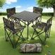 Стол +4 стула раскладные туристические Folding table and chair