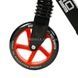 Самокат двухколесный с алюминиевым тормозом R-88505 Best Scooter Черный с красным