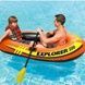 Човен надувний з веслами та насосом в комплекті 185х94х41см Intex EXPLORER 58331 Помаранчевий