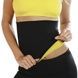 Пояс для похудения Hot Shapers цельный Черный с желтым р-р L