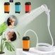 Душ кемпинговый аккумуляторный SHOWER Черный с оранжевым
