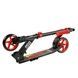 Самокат двухколесный с алюминиевым тормозом R-88505 Best Scooter Черный с красным