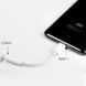 Переходник для наушников с 3,5USB-C на 3,5мм AUX Jack J-002 Белый