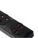 Сетевой удлинитель 2 разъема / 4-USB / 3.4A Anti-Static BKL-01 Power Socket Черный