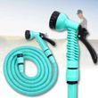 Шланг растягивающийся для полива 10м EXPANDABLE GARDEN HOSE Зеленый