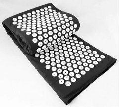 Акупунктурный массажный коврик Acupressure Mat or Bed of Nails Черный