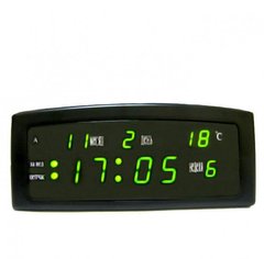 Електронні настільні годинники Caixing CX 909-A з Led підсвічуванням від мережі 220V