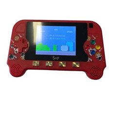 Портативная игровая консоль SUP wide F3 3,5 дюймов 500 игр 16/8-битная Красная