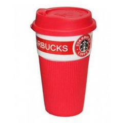 Керамічна термочашка Starbucks Червона
