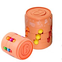 Головоломка антистресс Fidget Cans Cube Оранжевая
